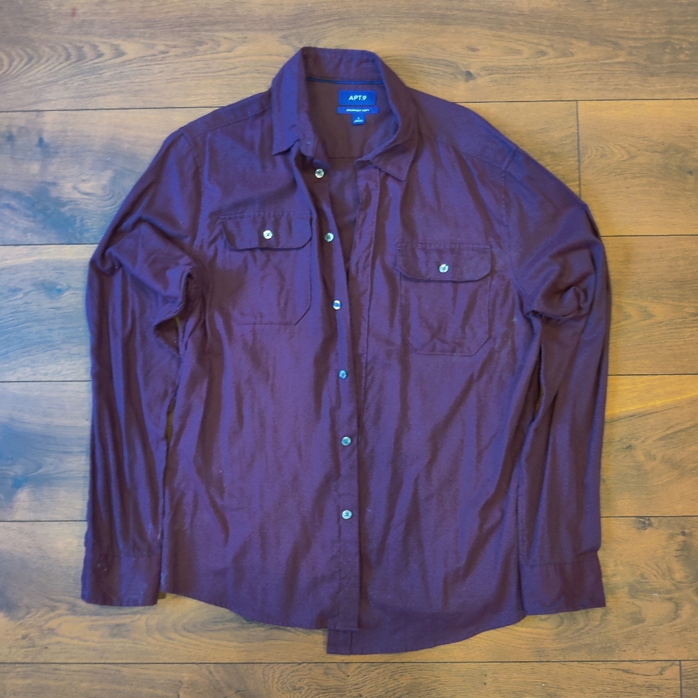 Apt .9 Purple button up (Flannel)